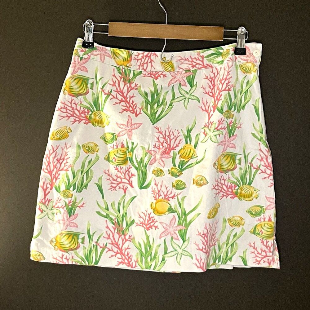 EP Pro Women's Floral Golf Skort Lined Stretch Short Athleisure Size 8